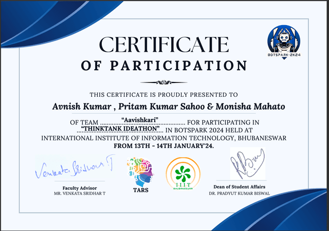 SOA E-Summit 2024 Certificate